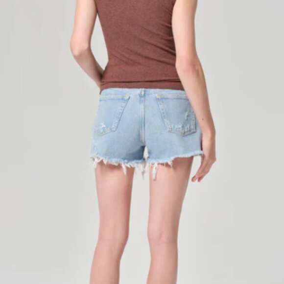 Agolde Parker Cut Off Shorts 28 - Picture 10 of 14